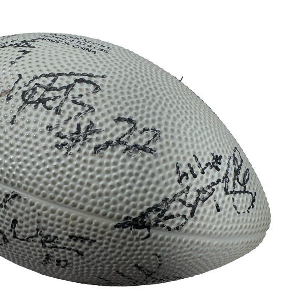 Philadelphia Eagles Autographed Signed Football Bill Bergey Sean Landeta & More - Picture 7 of 10